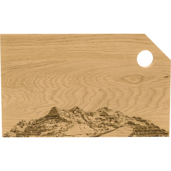 Eiger Mönch Jungfrau, Holz-Schneidebrett, Classic