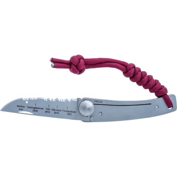 Glarus, Folding Knife KISS, Burgundy