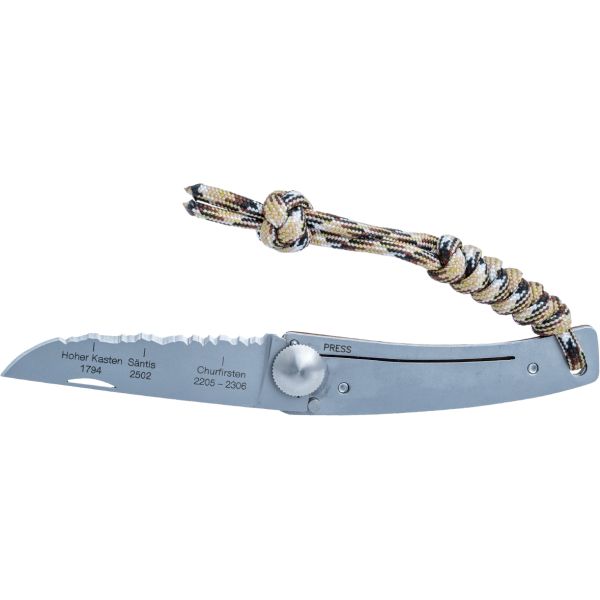 Lake Constance, Folding Knife KISS with Paracord