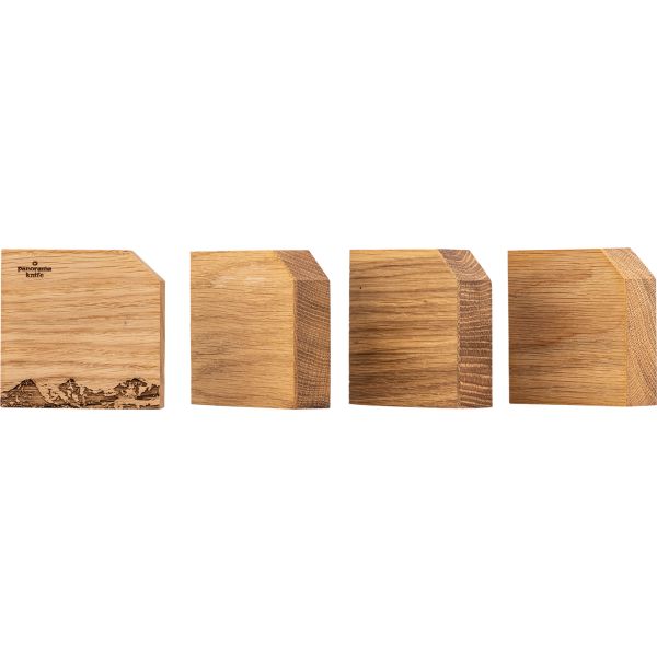 Eiger Mönch Jungfrau, Messerhalter Cubes, 4er-Set