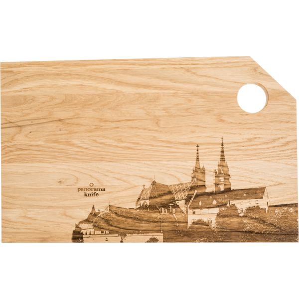Basel City, Holz-Schneidebrett, Classic, XL
