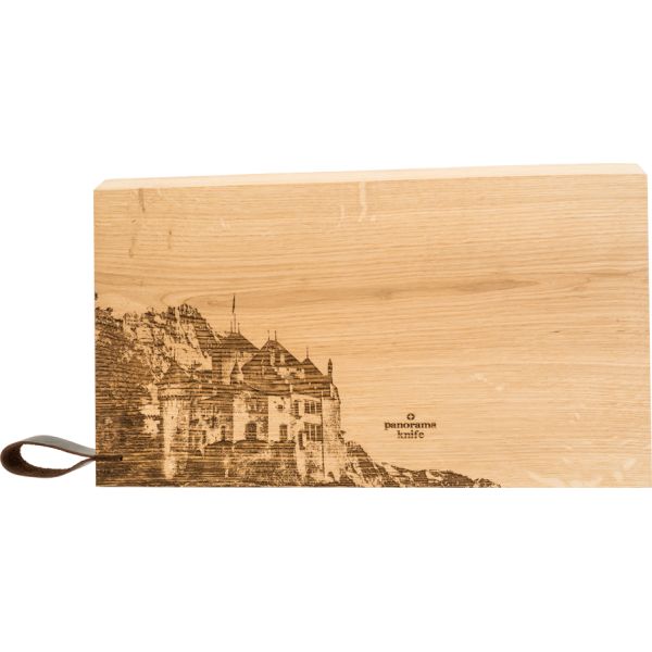 Schloss Chillon, Holz-Schneidebrett, Rustikal, XL