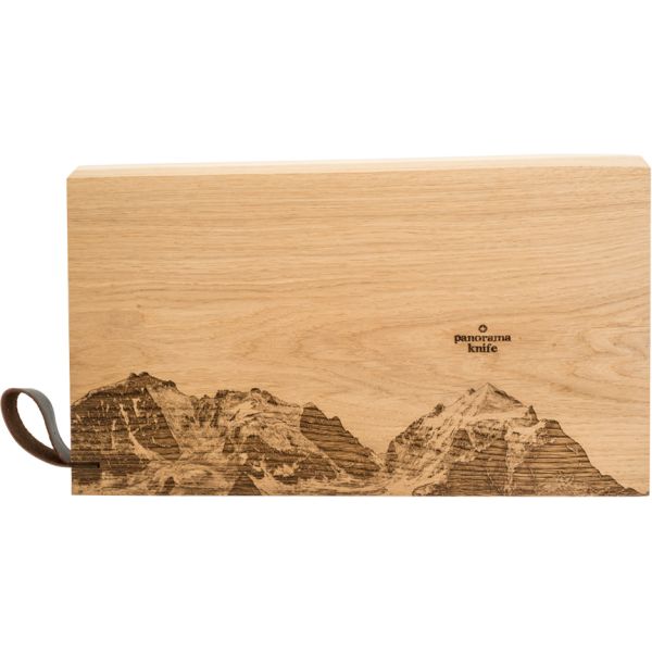 Piz Bernina, Holz-Schneidebrett, Rustikal, XL