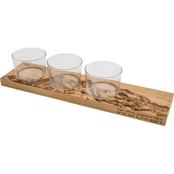 Eiger Mönch Jungfrau, Chalet Apéro-Set 3-teilig