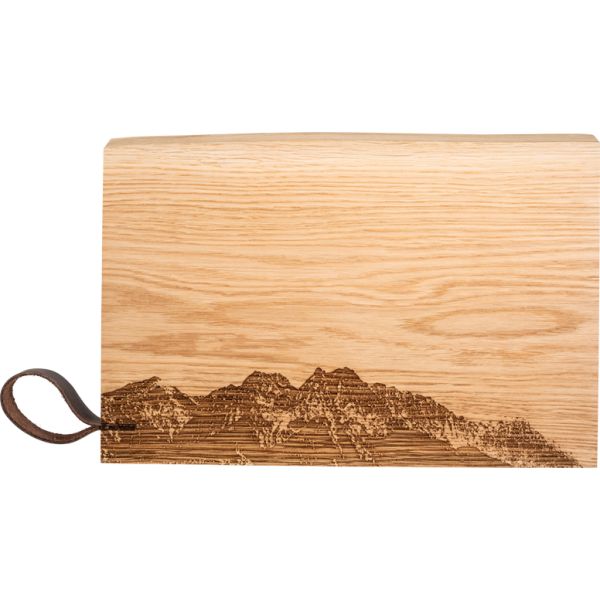 Zugspitze, Holz-Schneidebrett, Rustikal