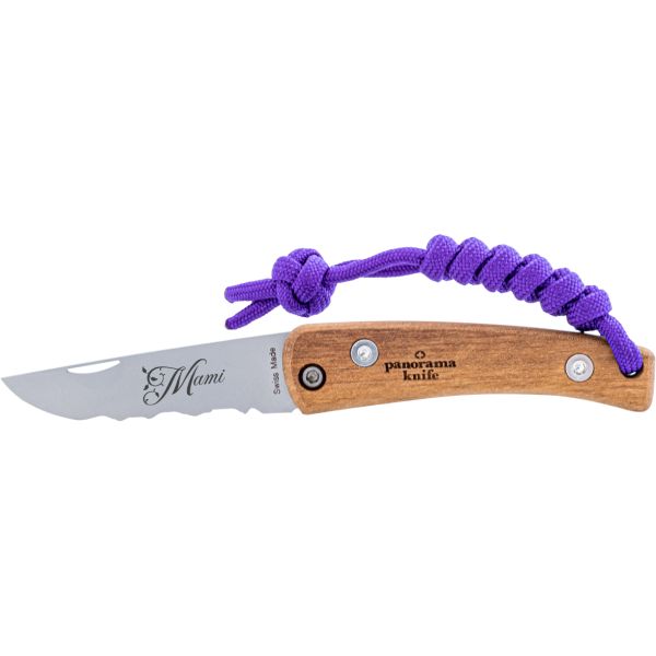 "Mami", Best of Switzerland, Folding Knife KISS with Paracord