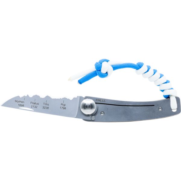 Central Swiss Alps, Folding Knife KISS with Paracord