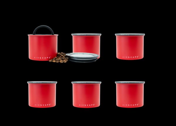 Airscape® Frischhaltebox Rot, S, 6er Set
