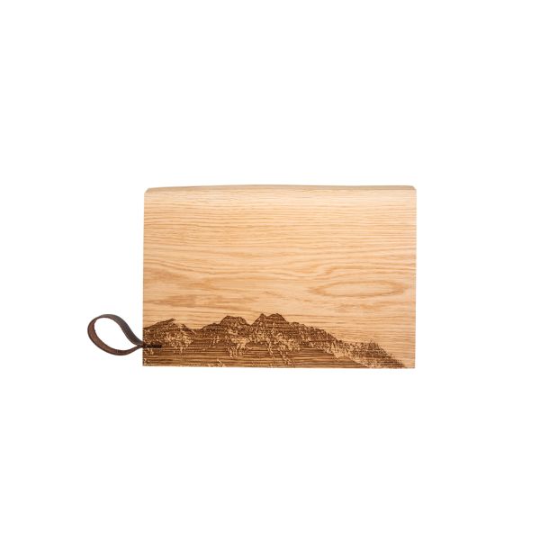 Zugspitze, Holz-Schneidebrett, Rustikal